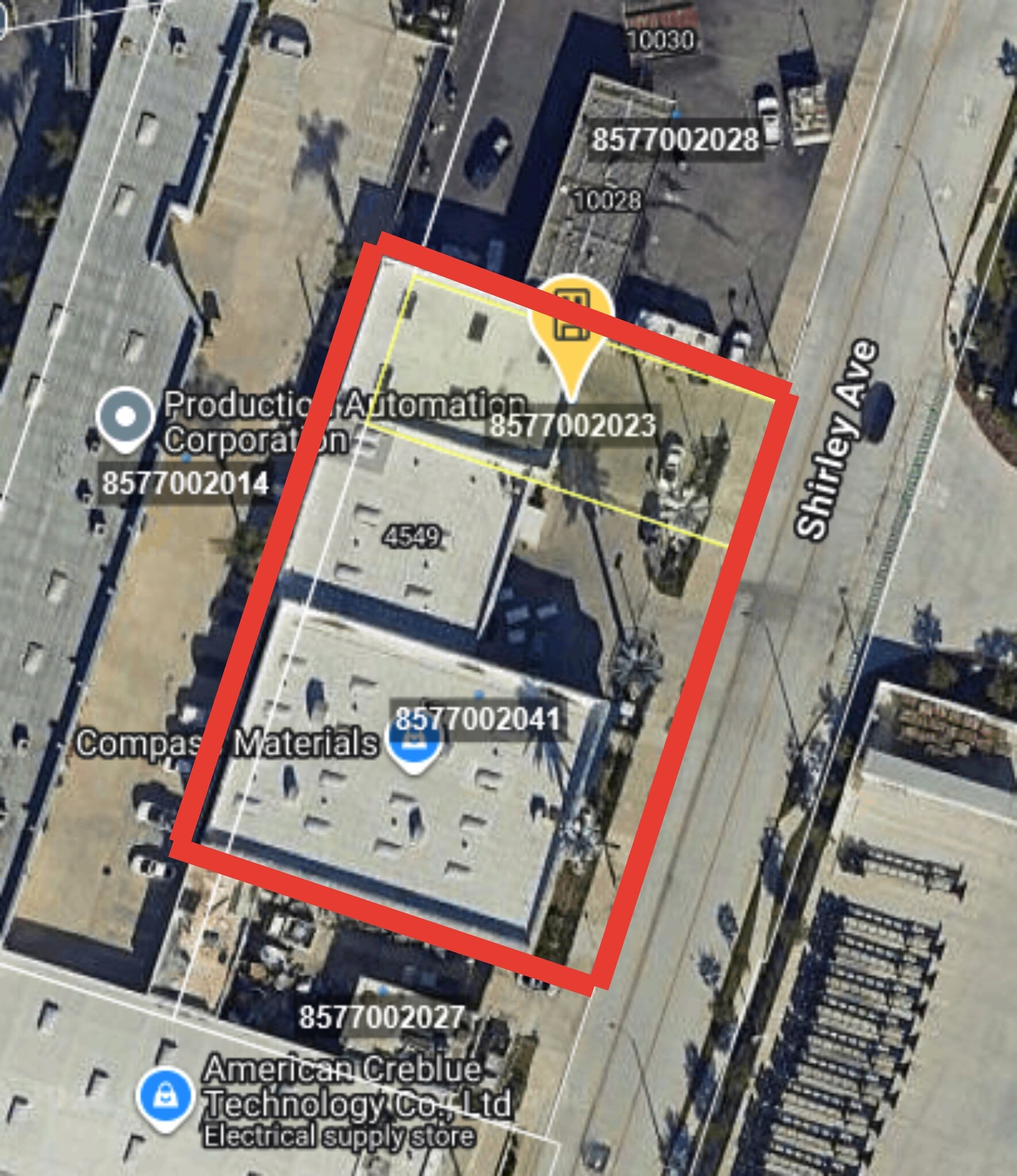 4547 Shirley Ave, El Monte, CA for lease Site Plan- Image 1 of 2