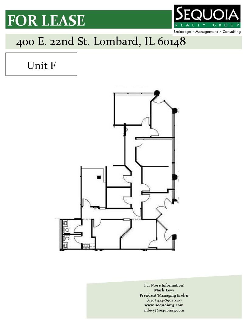 400 E 22nd St, Lombard, IL for lease Floor Plan- Image 1 of 1
