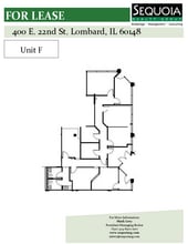 400 E 22nd St, Lombard, IL for lease Floor Plan- Image 1 of 1