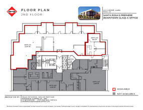 100 B St, Santa Rosa, CA for lease Floor Plan- Image 1 of 1