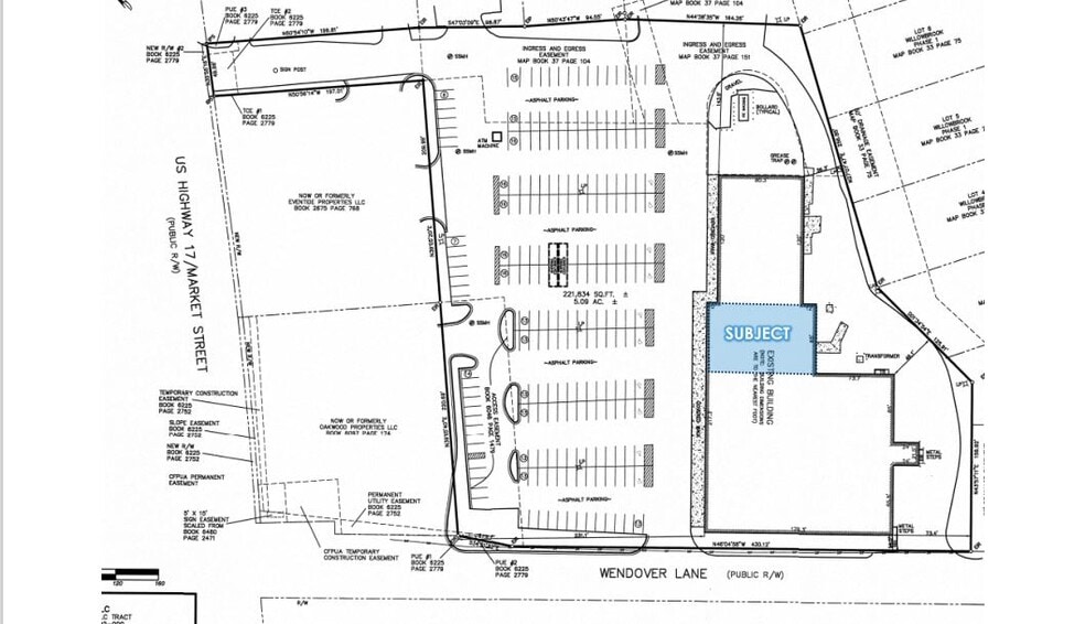 7316 Market St, Wilmington, NC for lease - Site Plan - Image 2 of 2