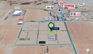 3.32-Acres N Indian Canyon Dr, Desert Hot Springs, CA - AERIAL map view