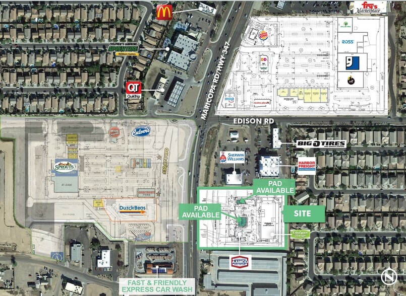 SEC Hwy 347 & Edison St, Maricopa, AZ for lease - Building Photo - Image 2 of 2