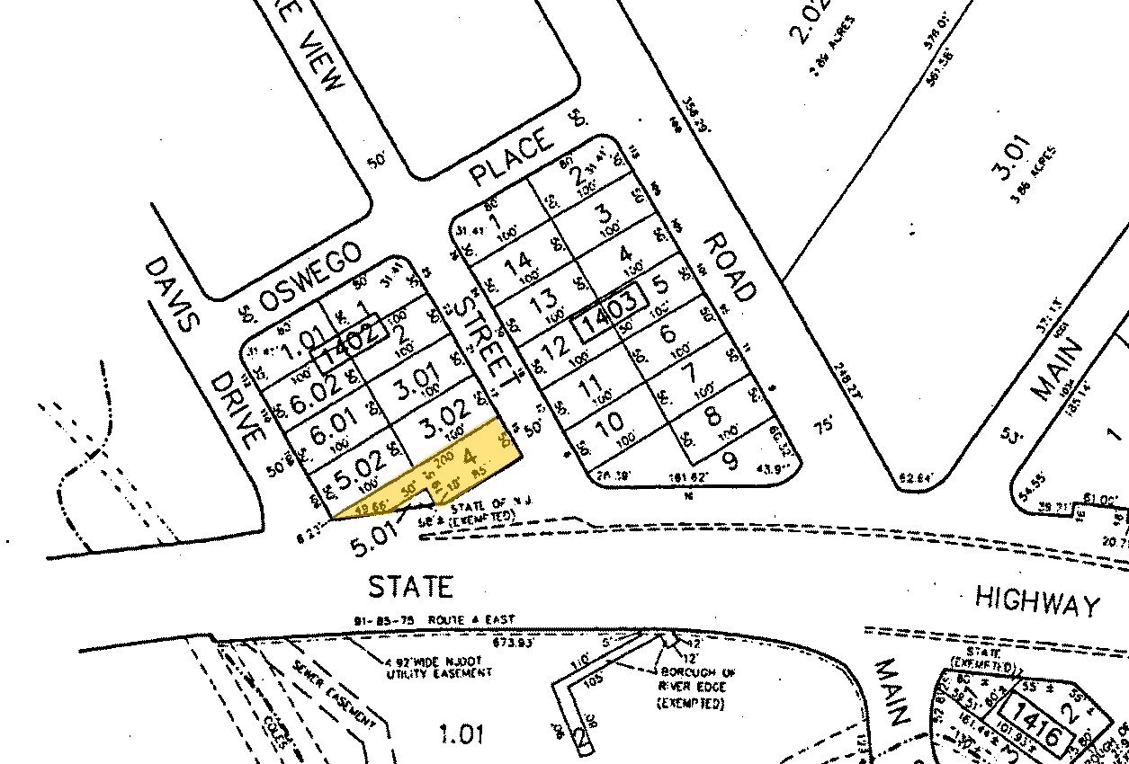 14 Route 4 West, River Edge, NJ for sale Plat Map- Image 1 of 1
