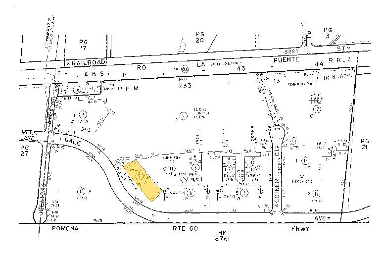 18645 E Gale Ave, City Of Industry, CA for lease - Plat Map - Image 2 of 9