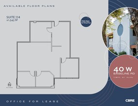 40 W Baseline Rd, Tempe, AZ for lease Floor Plan- Image 1 of 4