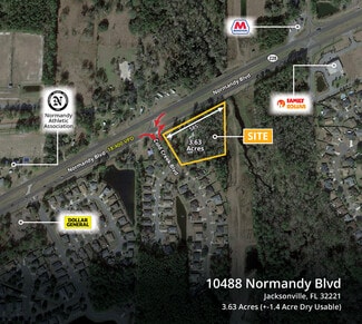 More details for 10488 Normandy Blvd, Jacksonville, FL - Land for Sale