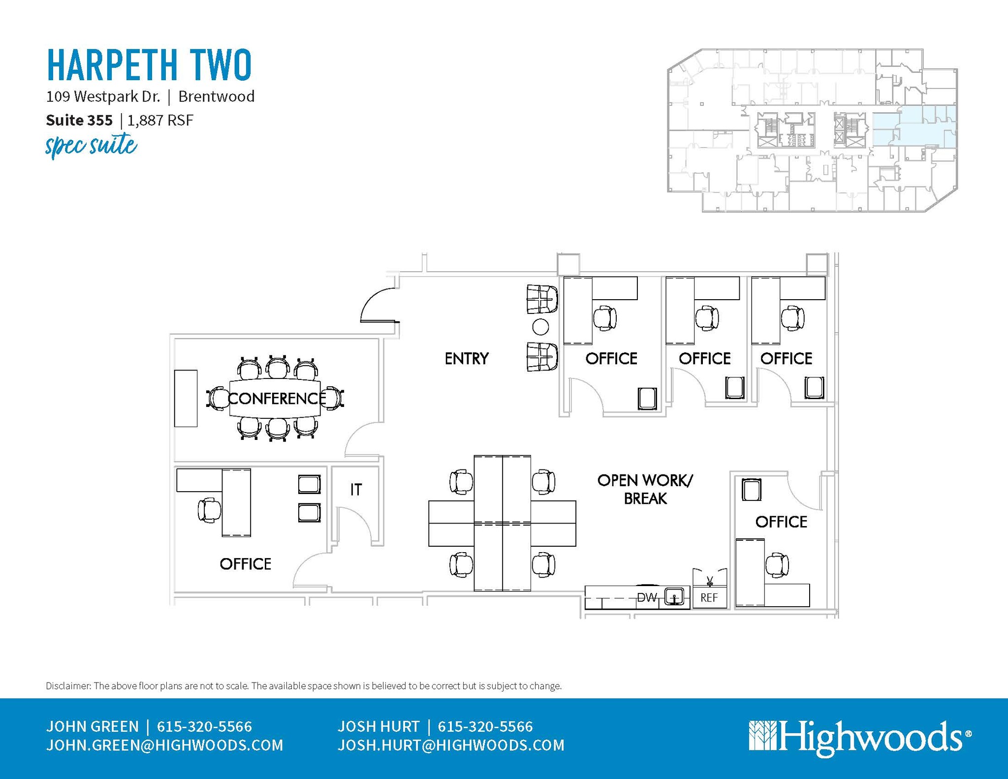 109 Westpark Dr, Brentwood, TN for lease Floor Plan- Image 1 of 1