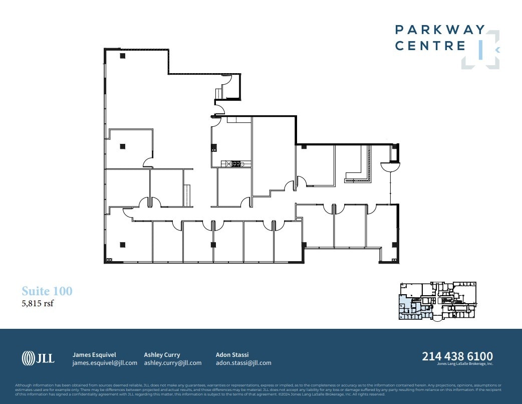 2901 N Dallas Pky, Plano, TX for lease Floor Plan- Image 1 of 1