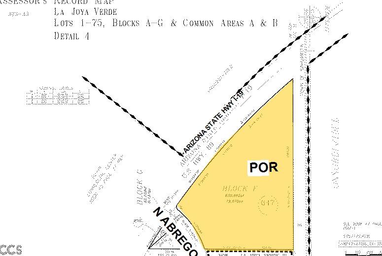 18737 S Nogales Hwy, Green Valley, AZ for lease - Plat Map - Image 2 of 3