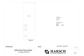 6325 S Pecos Rd, Las Vegas, NV for lease Site Plan- Image 1 of 1