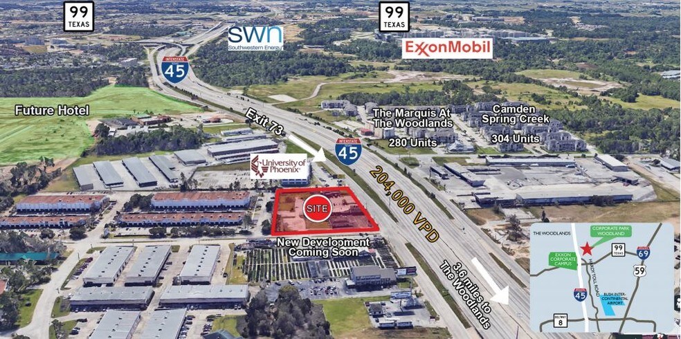 I 45, Spring, TX for sale - Aerial - Image 1 of 1