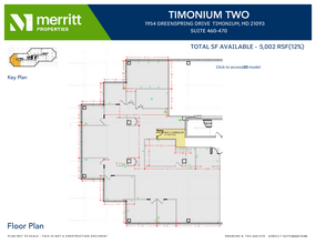 1966 Greenspring Dr, Timonium, MD for lease Floor Plan- Image 1 of 1