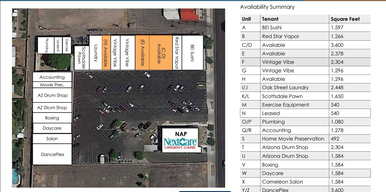 2200 N Scottsdale Rd, Scottsdale, AZ for lease Site Plan- Image 1 of 1