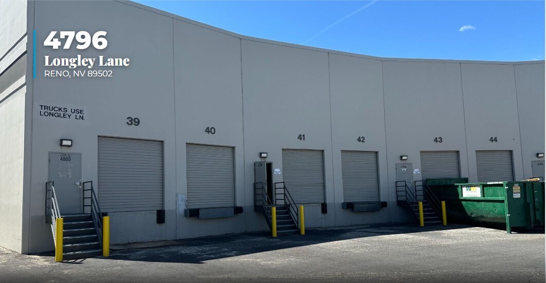4788-4800 Longley Ln, Reno, NV for lease Building Photo- Image 1 of 7