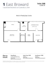 1 E Broward Blvd, Fort Lauderdale, FL for lease Floor Plan- Image 1 of 1