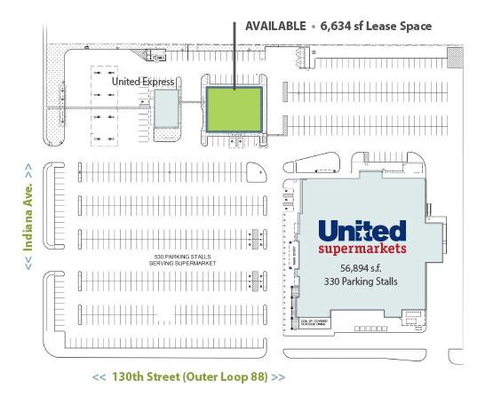 12811-12813 Indiana Ave, Lubbock, TX for lease - Site Plan - Image 3 of 5