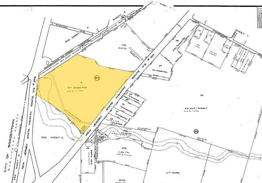 130 Route 130, Bordentown, NJ for sale - Plat Map - Image 3 of 9