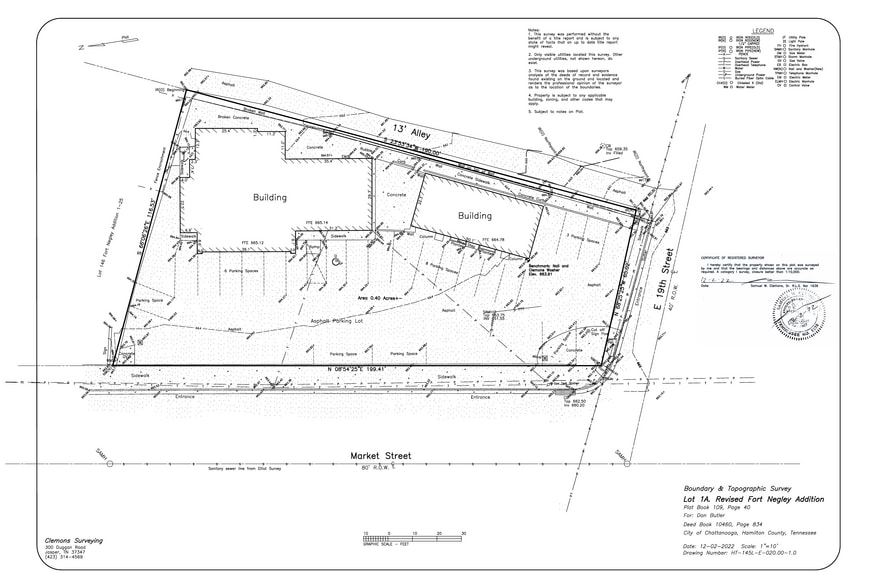 1846 Market St, Chattanooga, TN for sale - Plat Map - Image 3 of 3