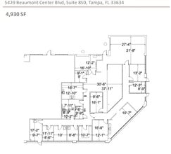 5402-5460 Beaumont Center Blvd, Tampa, FL for lease Floor Plan- Image 1 of 1