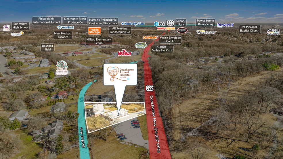 530 Conchester Hwy, Boothwyn, PA for sale - Building Photo - Image 3 of 5