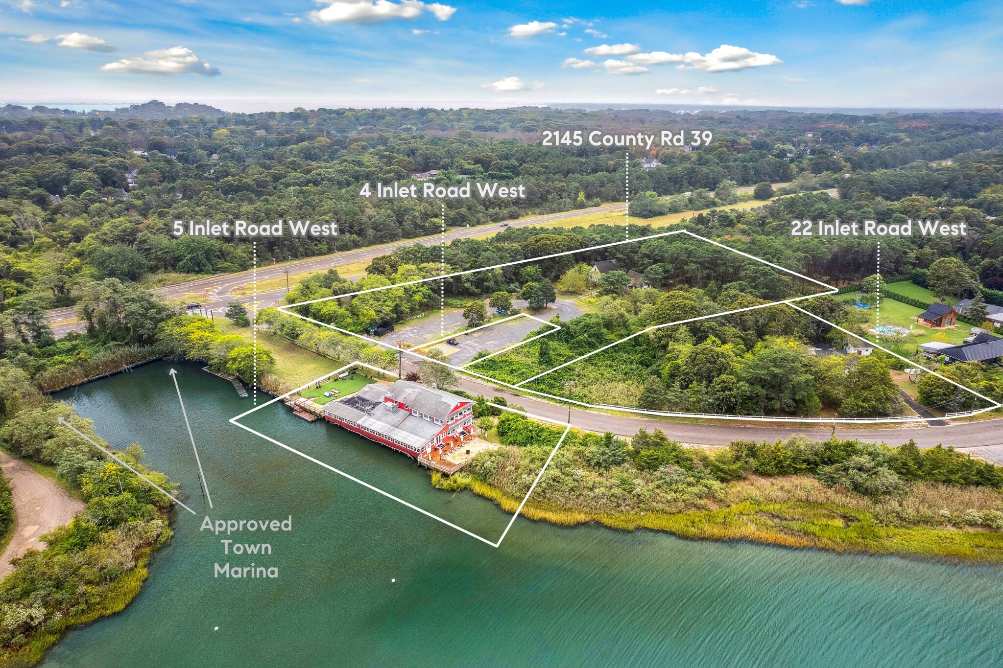 5 Inlet Rd W, Southampton, NY for sale Aerial- Image 1 of 28