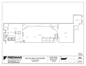 200 Galleria Officentre, Southfield, MI for sale Floor Plan- Image 1 of 2