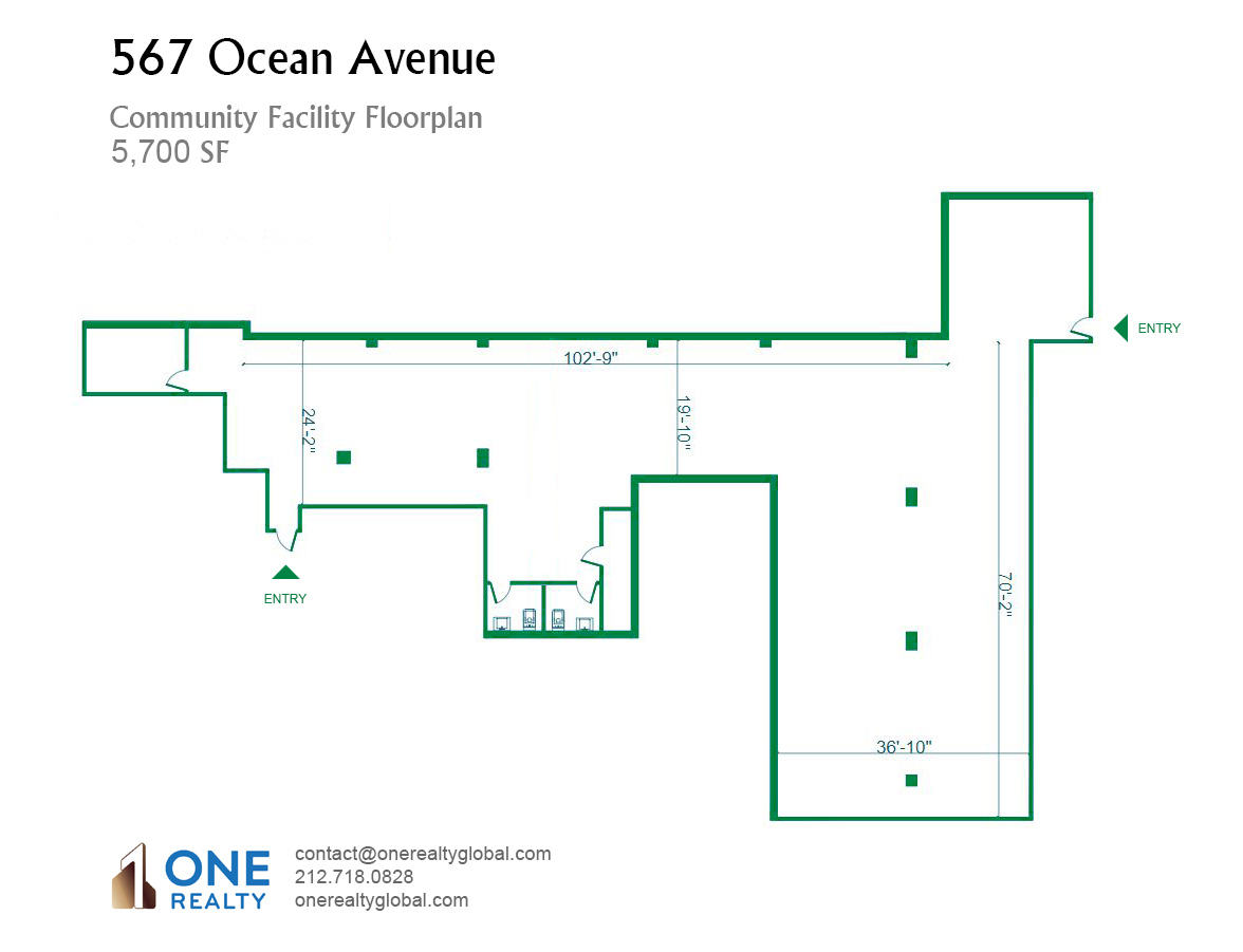 567 Ocean Ave, Brooklyn, NY for lease Floor Plan- Image 1 of 7