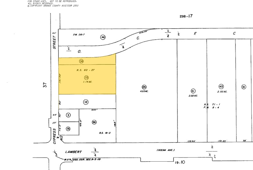 570 S Cypress St, La Habra, CA for lease - Plat Map - Image 2 of 2