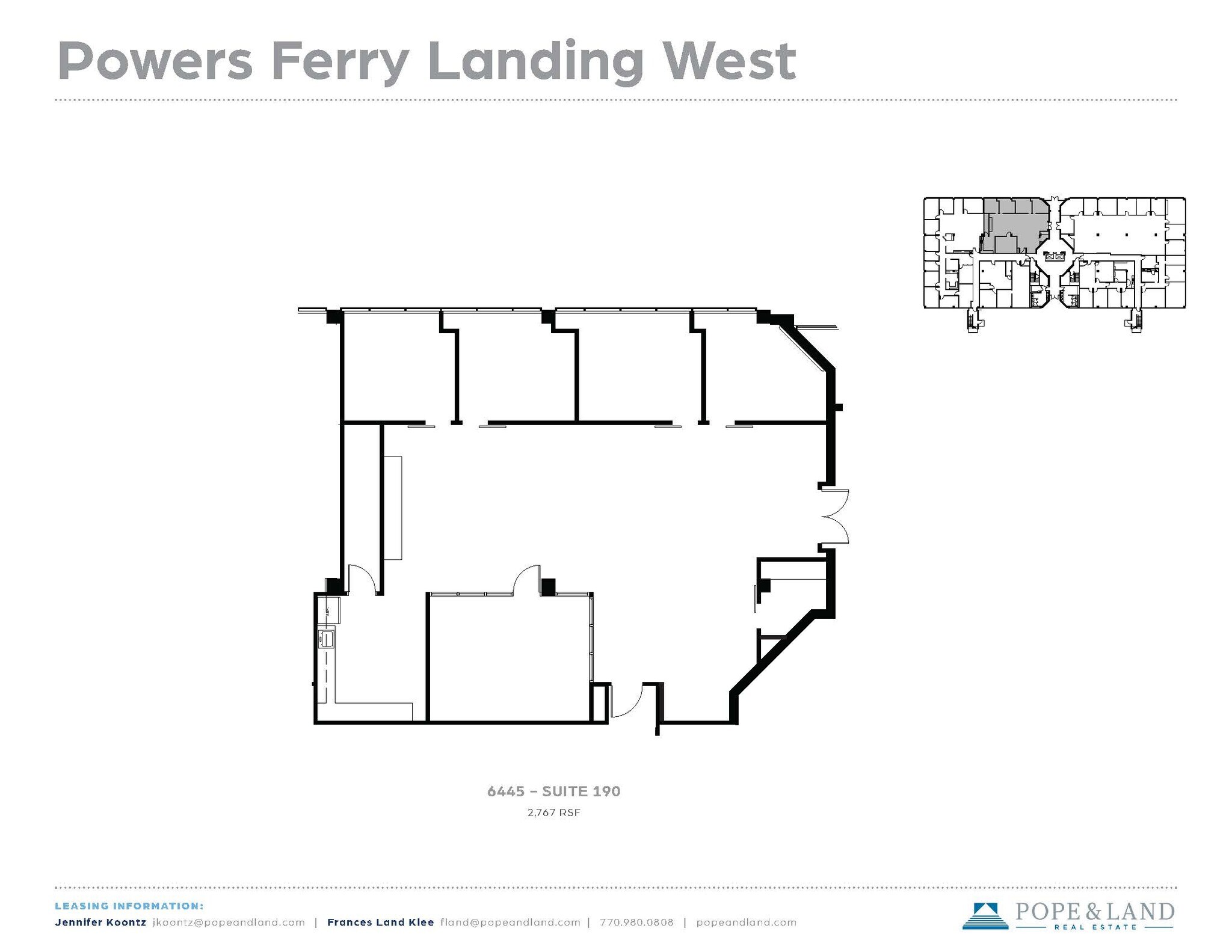 6445 Powers Ferry Rd NW, Atlanta, GA for lease Floor Plan- Image 1 of 1