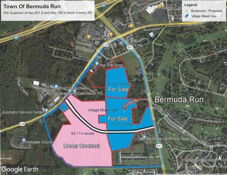 NC Highway 801 S., Bermuda Run, NC 27006 Land for Sale