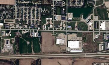 602 Iowa Ave, Marshalltown, IA - AERIAL  map view