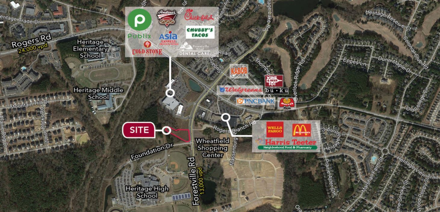 1080 Forestville Rd, Wake Forest, NC for sale Primary Photo- Image 1 of 1