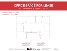 2801 Lakeside Dr, Bannockburn, IL for lease Floor Plan- Image 1 of 1