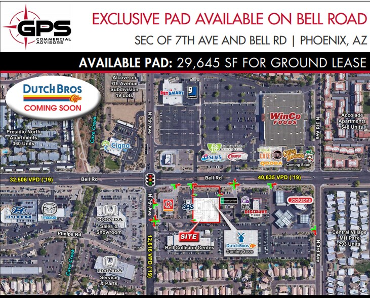 SEC of 7th Ave & Bell Rd, Phoenix, AZ for sale - Building Photo - Image 1 of 1