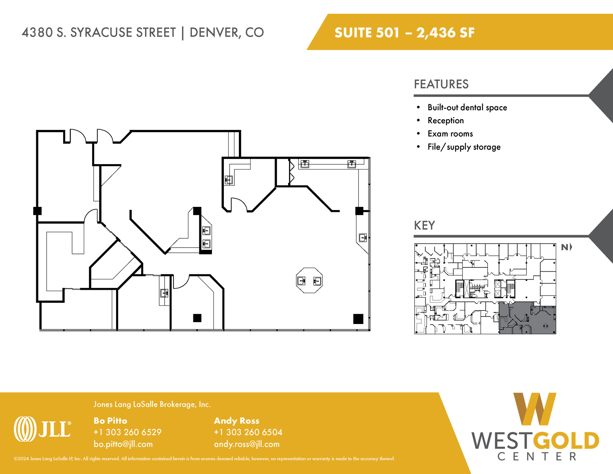 4380 S Syracuse St, Denver, CO for lease Floor Plan- Image 1 of 1