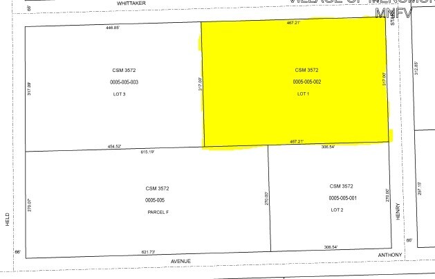 N93 W14475 Whittaker Way, Menomonee Falls, WI for sale - Plat Map - Image 1 of 1