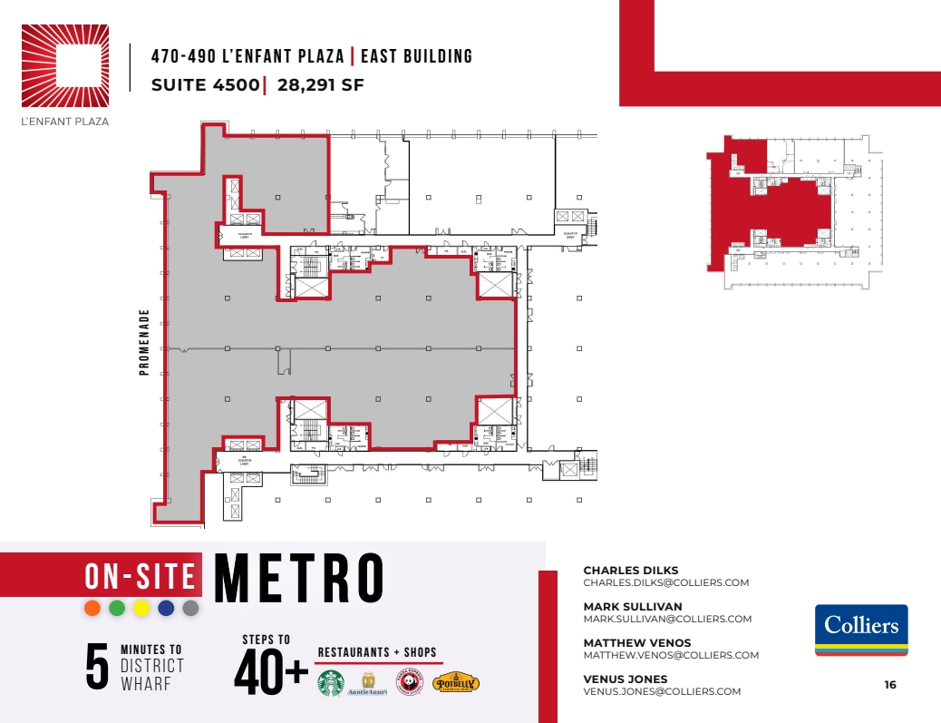 470-490 L'Enfant Plz SW, Washington, DC for lease Floor Plan- Image 1 of 1