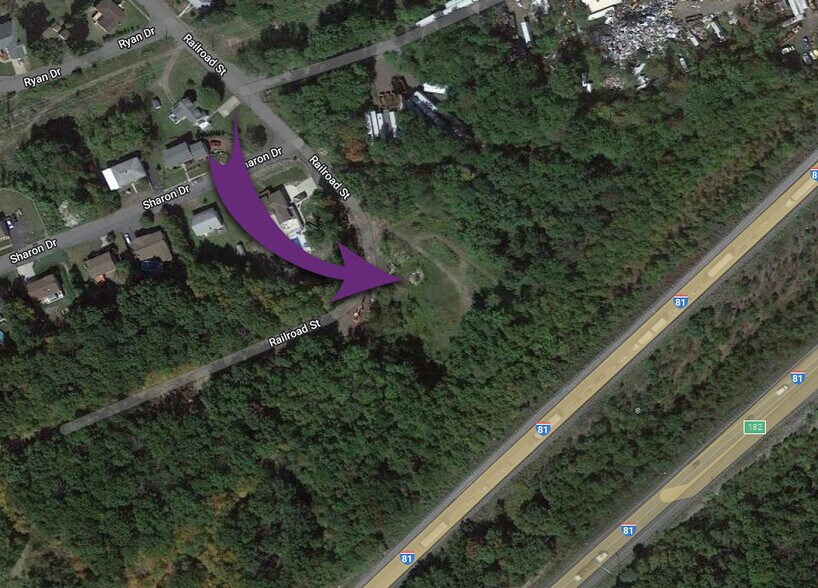 0 Railroad, Moosic, PA for sale - Building Photo - Image 1 of 1