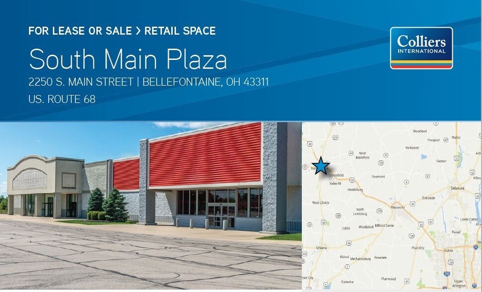 2250 S Main St, Bellefontaine, OH for sale - Building Photo - Image 1 of 1