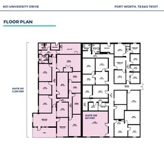 601 University Dr, Fort Worth, TX for lease Floor Plan- Image 1 of 1