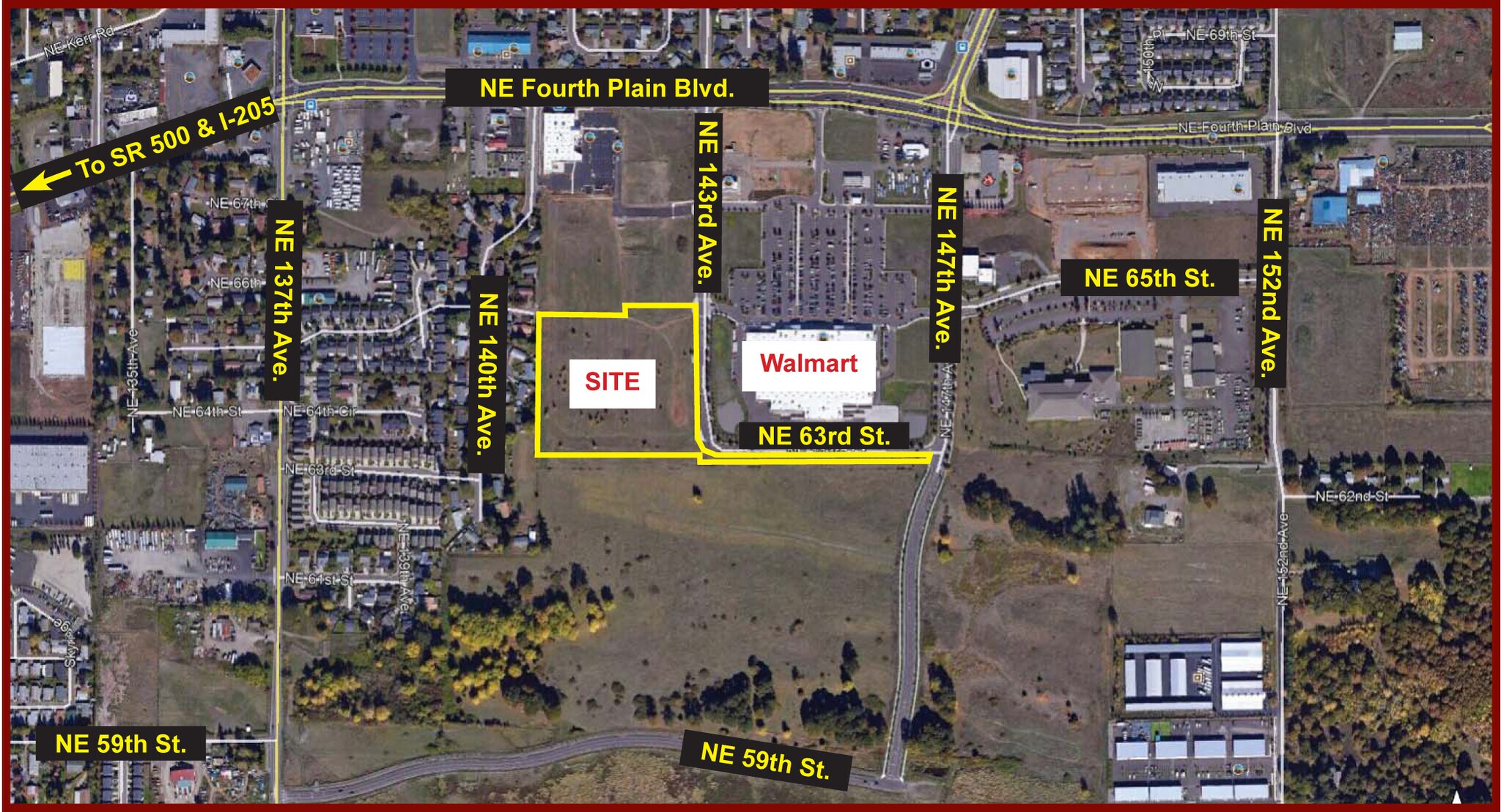 NE 143rd Ave, Vancouver, WA for sale Aerial- Image 1 of 1