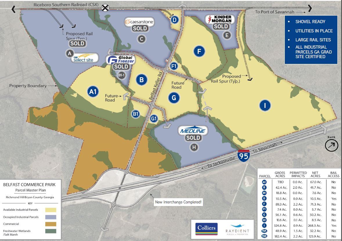 Belfast Keller Rd, Richmond Hill, GA for sale Site Plan- Image 1 of 1