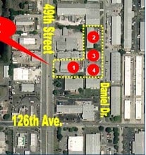 12820 Daniels Dr, Clearwater, FL - AERIAL  map view