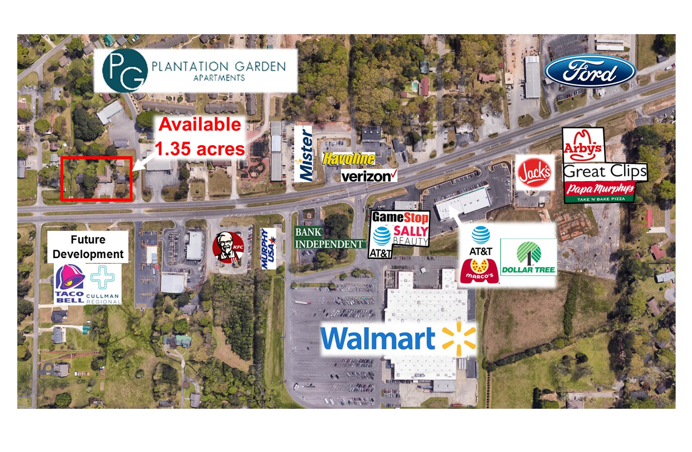 1410 US31, Hartselle, AL 35640 Highway 31 Frontage Lot
