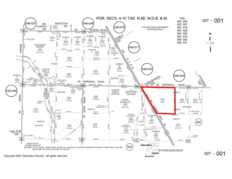 19054 CA-33, Crows Landing, CA for sale - Plat Map - Image 3 of 19