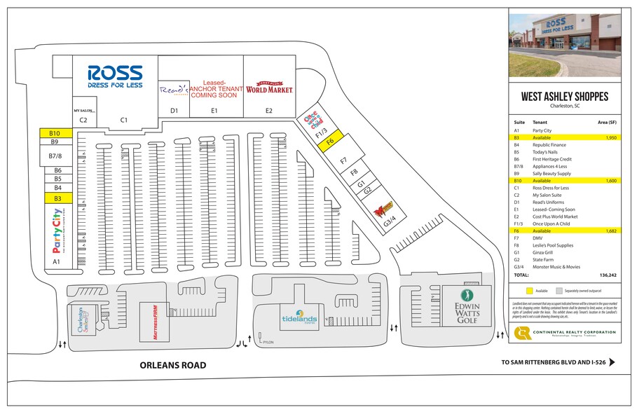 946 Orleans Rd, Charleston, SC for lease - Site Plan - Image 3 of 3