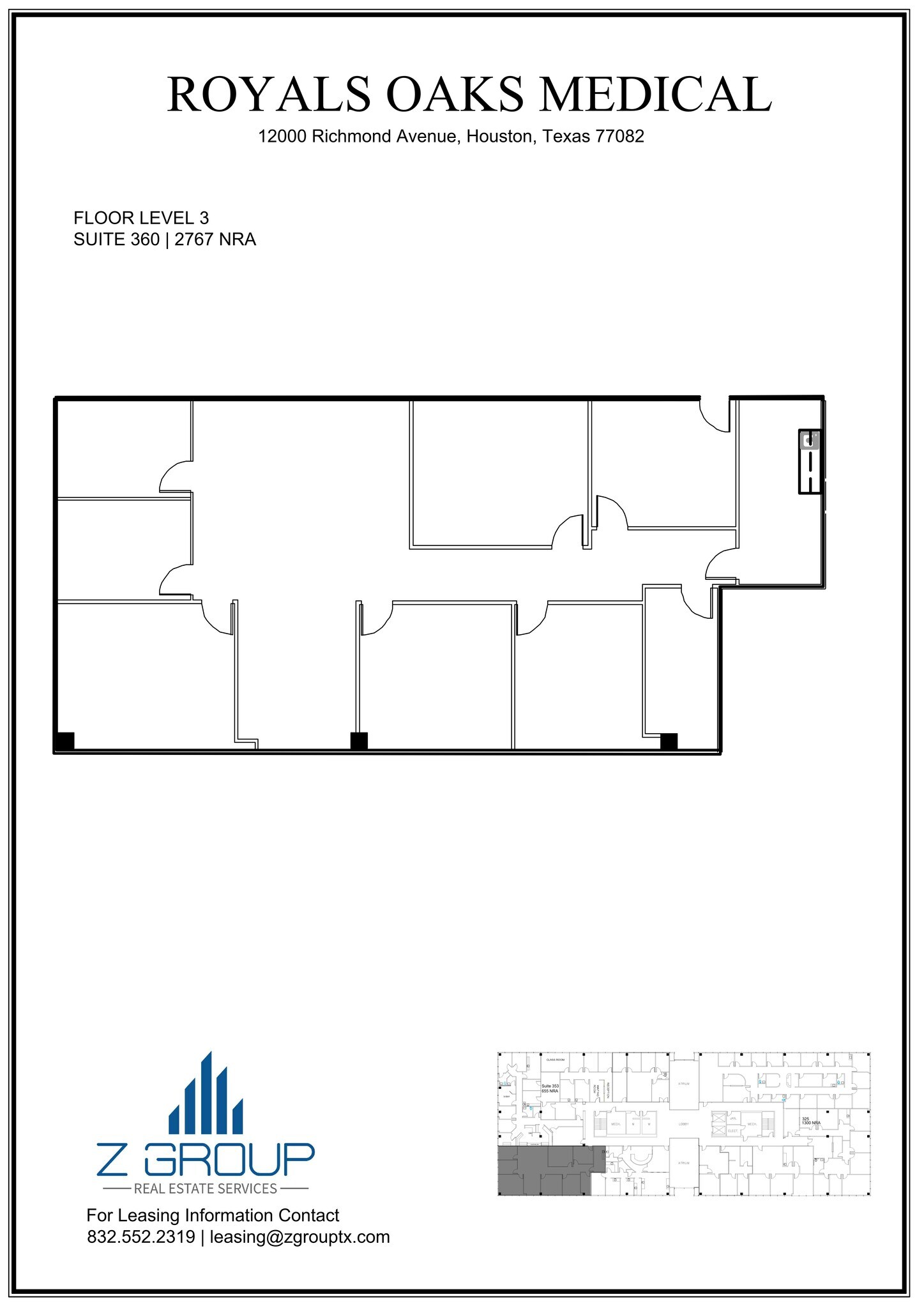12000 Richmond Ave, Houston, TX for lease Site Plan- Image 1 of 1