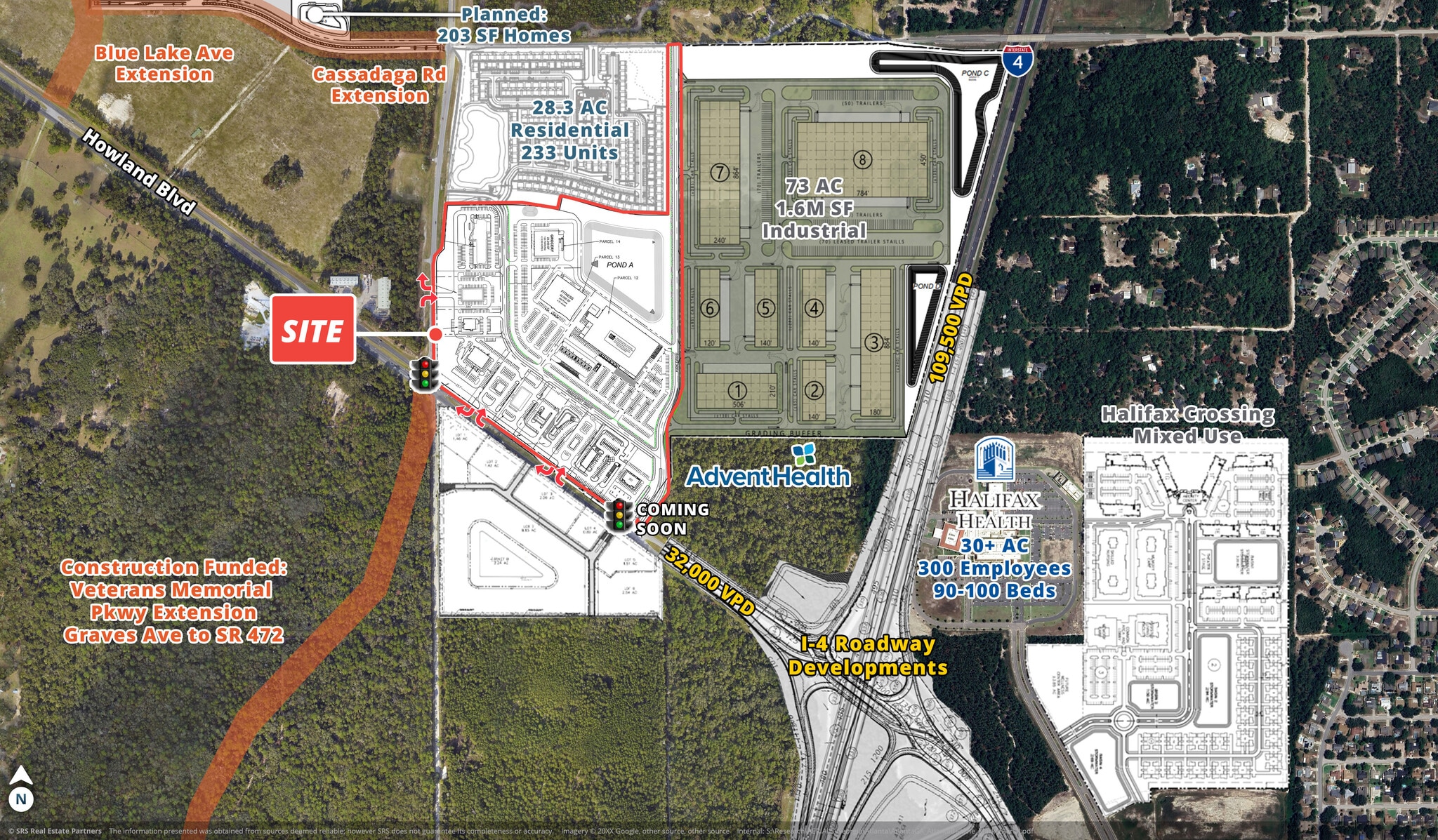 NWQ Howland blvd, Deland, FL for lease Aerial- Image 1 of 3