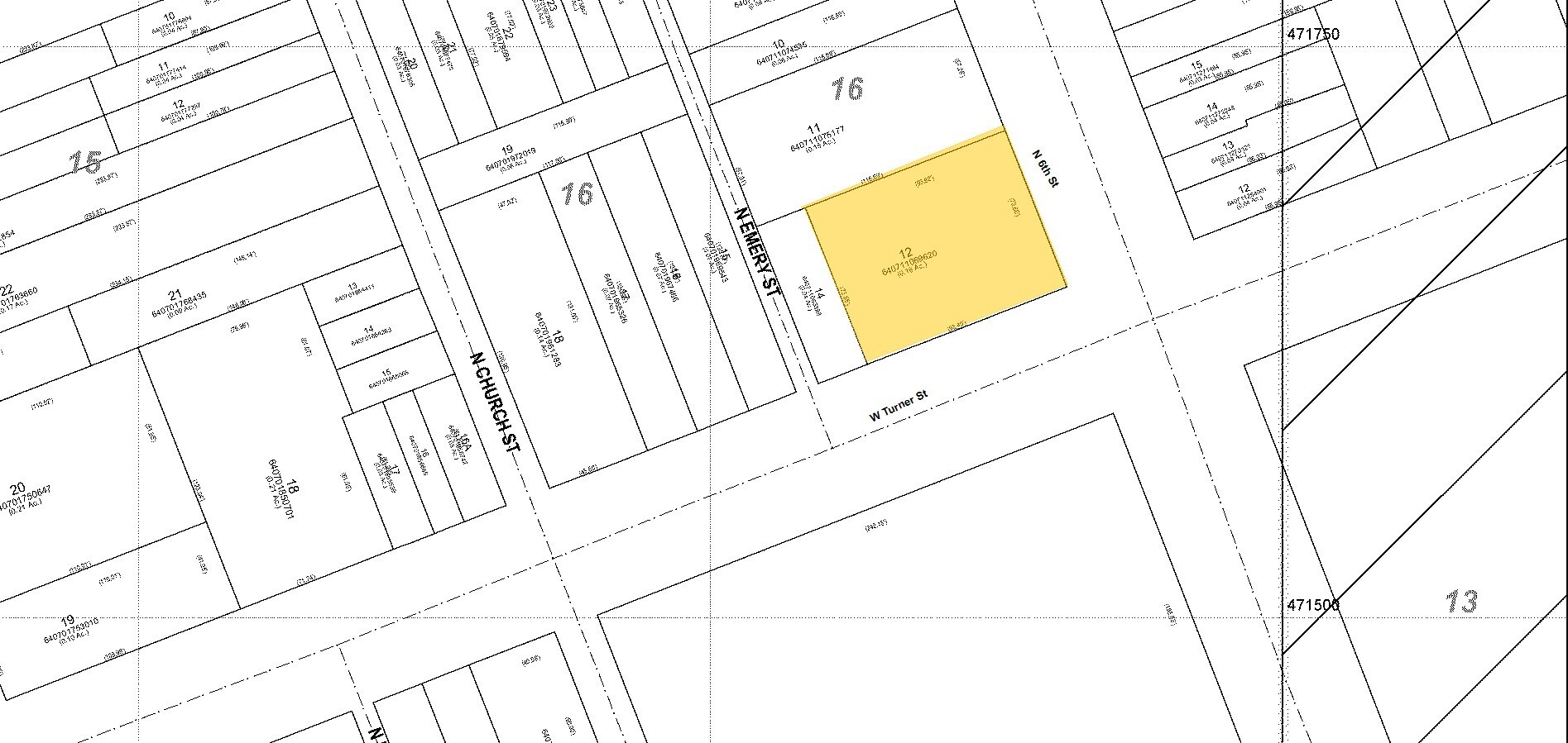 202 N 6th St, Allentown, PA for sale Plat Map- Image 1 of 1